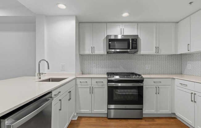 Kitchen with Stainless Steel Appliances