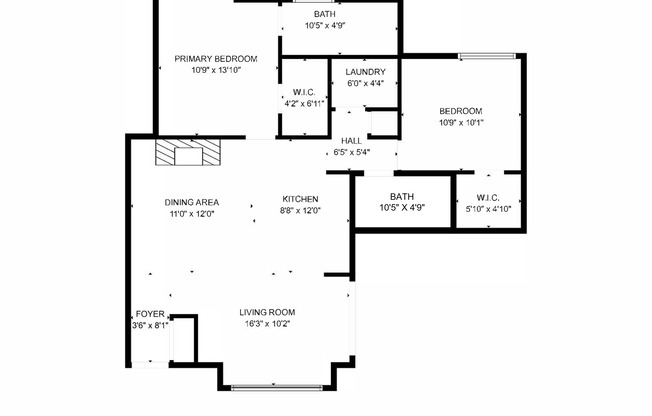 2 beds, 2 baths, 850 sqft, $2,045, Unit 209