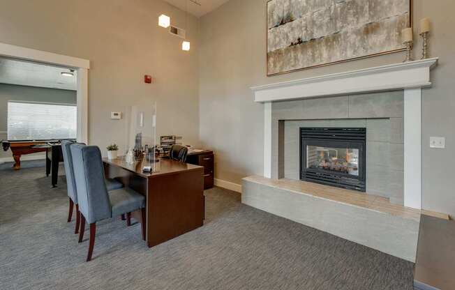 Community Leasing Office at Landings at Morrison Apartments located in Gresham, OR.
