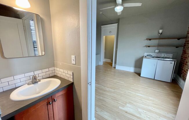 Studio, 1 bath, 262 sqft, $720, Unit 401