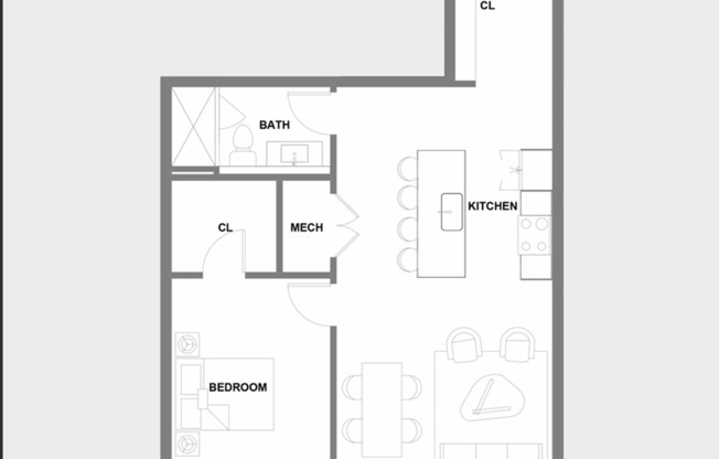 1 bed, 1 bath, 720 sqft, $1,788, Unit 218