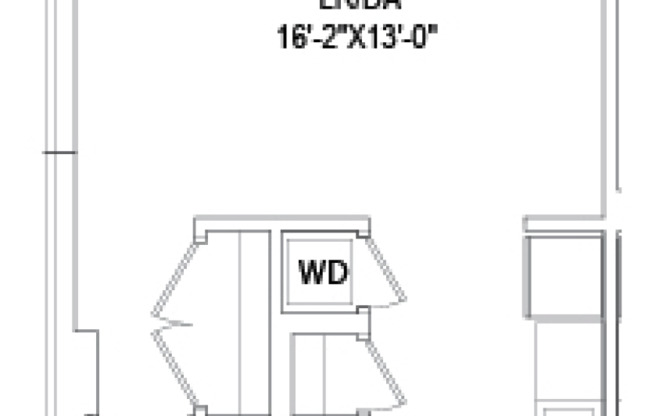 Studio, 1 bath, 452 sqft, $3,913, Unit E406