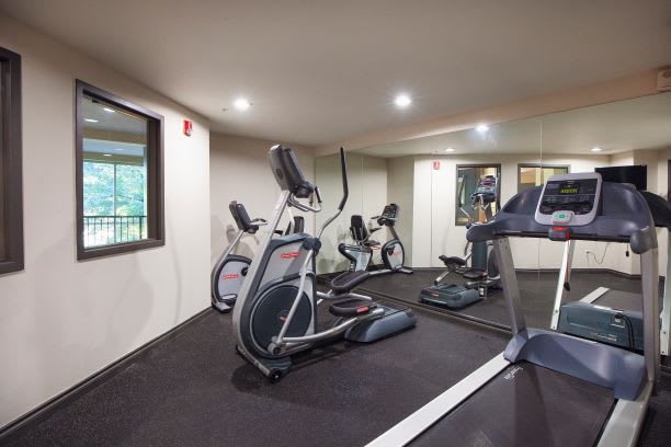 Fitness Center Equipment at Metropolitan Place Apartments, Washington, 98057