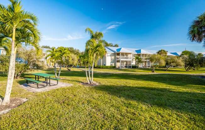 Outdoor picnic area