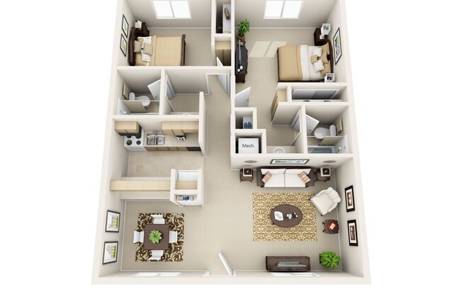 2 beds, 2 baths, 988 sqft, $2,175, Unit 122