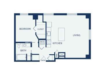 1 bed, 1 bath, 777 sqft, $1,480