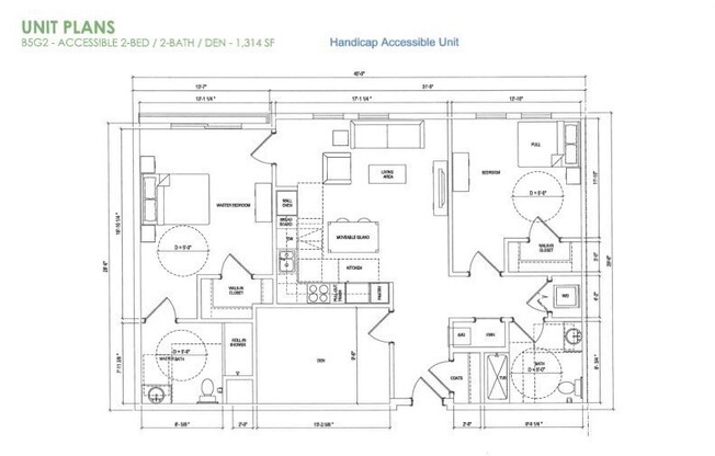 2 beds, 2 baths, 1,314 sqft, $4,200, Unit 106