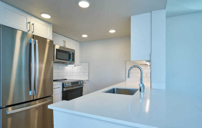 Kitchen with Stainless Steel Appliances