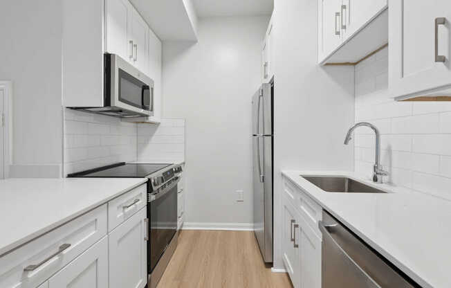 Kitchen with Stainless Steel Appliances