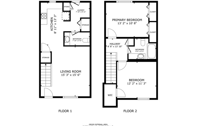 2 beds, 1.5 baths, 860 sqft, $1,499, Unit Unit 1