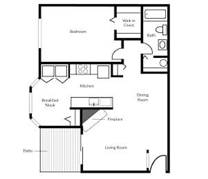 1 bed, 1 bath, 862 sqft, $1,640