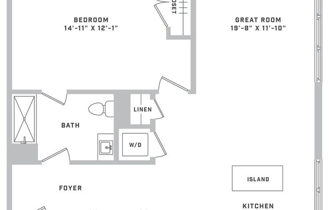 1 bed, 1 bath, 817 sqft, $2,595, Unit 26-229