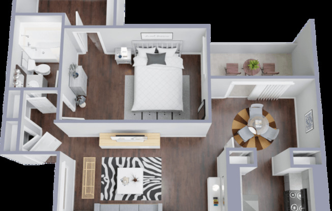 1 bed, 1 bath, 678 sqft, $904