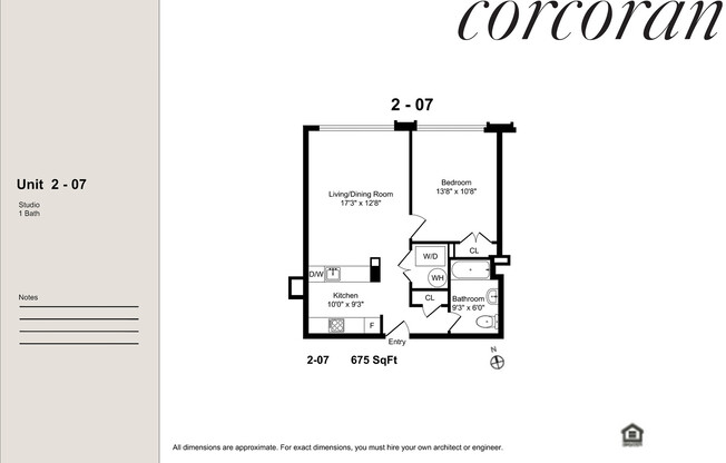 1 bed, 1 bath, $5,297, Unit 2_407