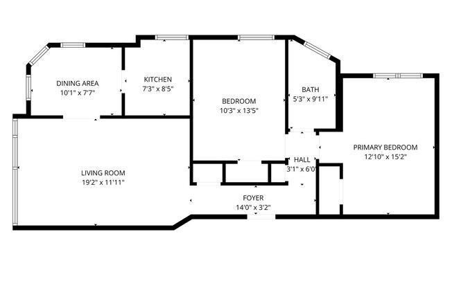 2 beds, 1 bath, 770 sqft, $1,313, Unit 402