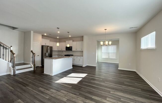 Newly Built 3BD, 2.5BA End Unit Durham Townhome with Attached 2-Car Garage in a Prime Location Near RDU Airport and RTP