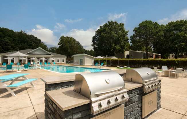 Pines of York, Pool Area, Grill,  York Town