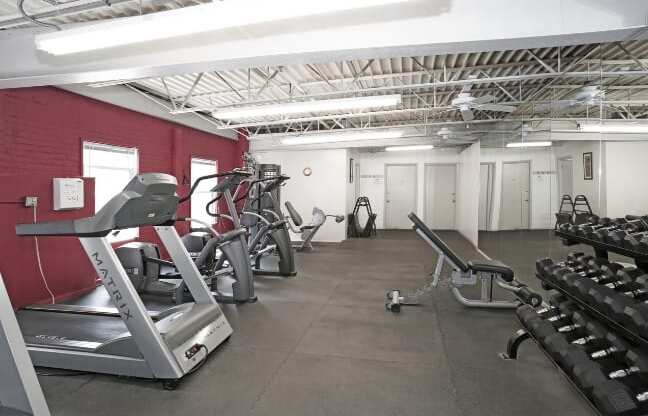 Lewis Manor fitness center.