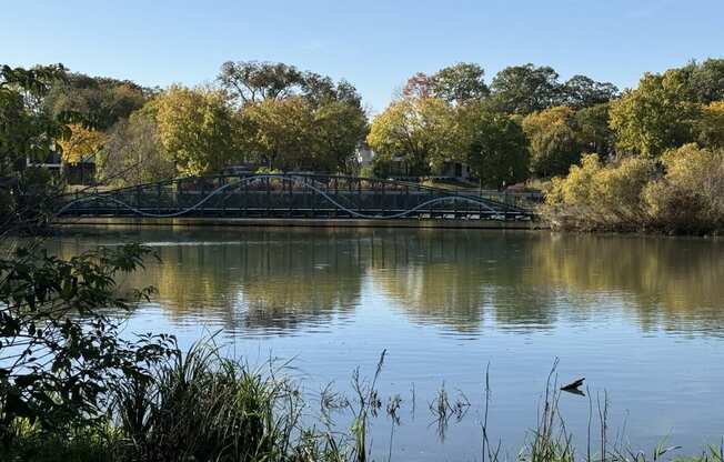 Lake Harriet Bridge and Scenic Views