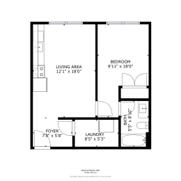 1 bed, 1 bath, 530 sqft, $1,475