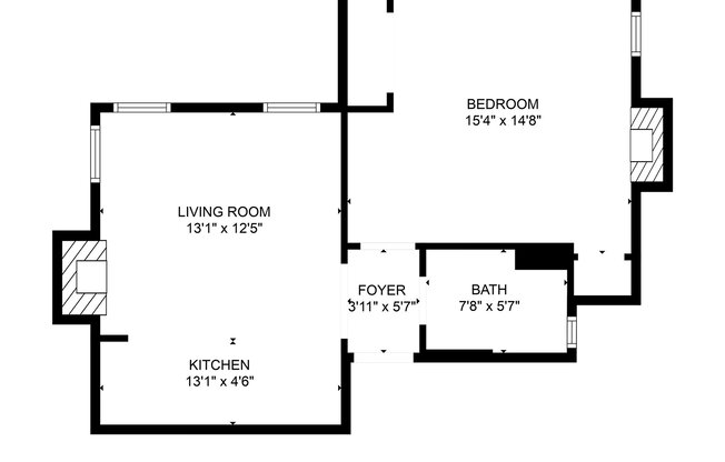 1 bed, 1 bath, 2,620 sqft, $2,500, Unit 2R