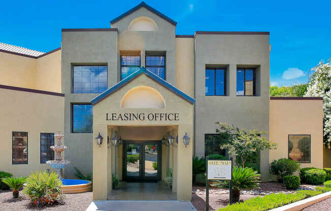 Leasing office at Pavilions at Pantano Apartments in Tucson, AZ!