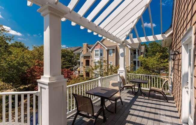 Large Balcony And Patio at Cascades Overlook, Sterling, 20165