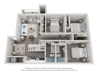 3 beds, 2 baths, 1,120 sqft, $1,835