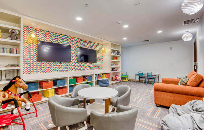 Children's recreation room at Windsor at Hopkinton, Massachusetts, 01748