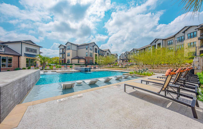 Swimming Pool And Relaxing Area at Fifty02 Westover Hills, San Antonio