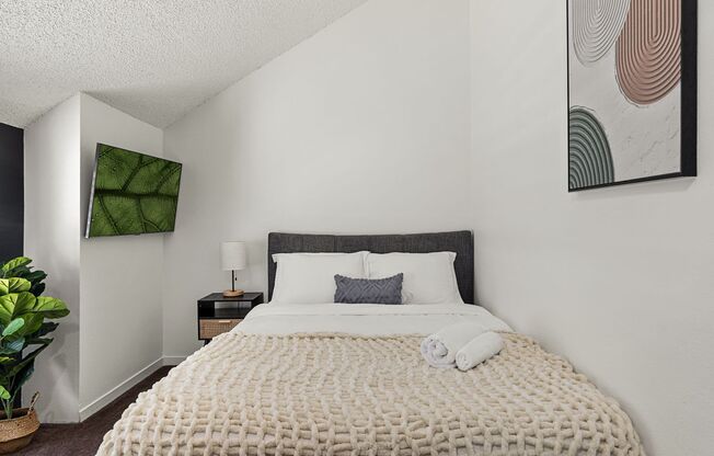 A 4 bedroom, 2 bathroom apartment with common areas and a fully functional kitchen at 1823 Pelham Ave. Unit #7