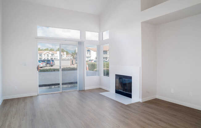 Living Room with Balcony and Hard Surface Flooring