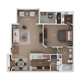 1 bed, 1 bath, 920 sqft, $1,319