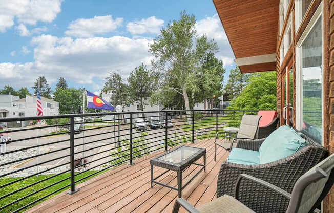 Balcony And Patio at Glen at Lakewood, Colorado