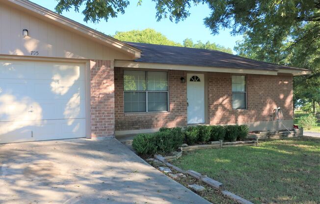 Walk to Torrey Park, and Live Minutes from Historic Gruene! 2/1/1 Duplex on a Corner Lot with Refrigerator Included! NBISD