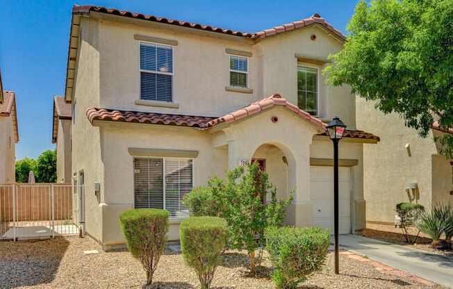 Quaint two-story home in a gated Las Vegas community!