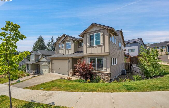 Stunning 5-Bedroom Portland Home with Mt. Hood Views, Main-Level Bedroom, Gourmet Kitchen, 2-Car Garage & Large Backyard
