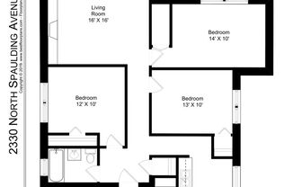 3 beds, 1 bath, 1,195 sqft, $2,995, Unit 2330-1A