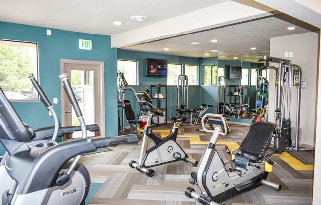 Fitness Center With Modern Equipment at Union Heights Apartments, Colorado