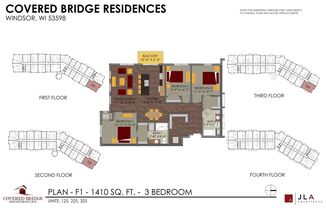 3 beds, 2 baths, 1,410 sqft, $2,519, Unit 325