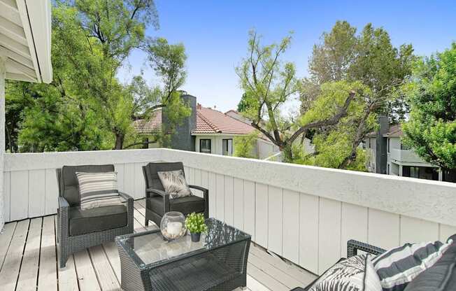 Balcony at The Park Apartments, Rancho Cucamonga, CA 91730