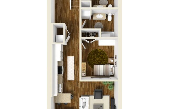 2 beds, 2 baths, 1,267 sqft, $1,591, Unit S220