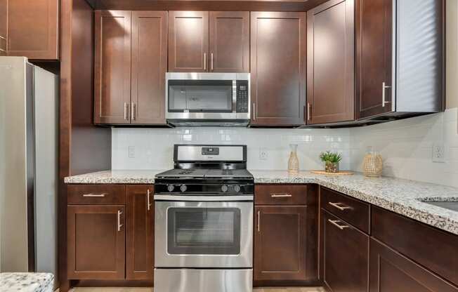 Stainless Steal Appliances at Bella Victoria Apartments in Mesa Arizona January 2021