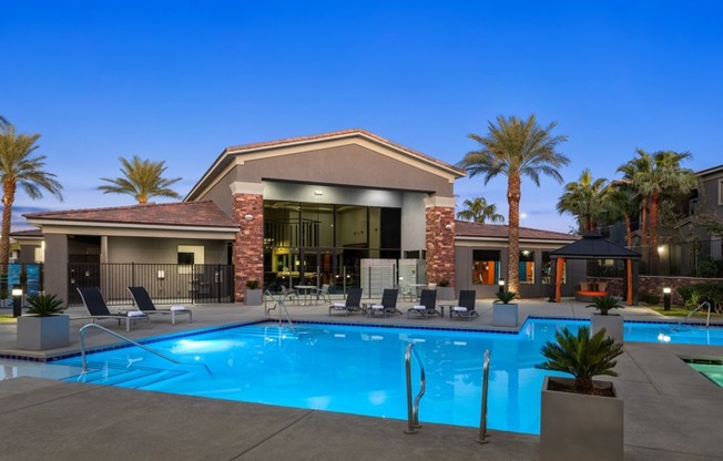 Outdoor Pool | Edge at Traverse Point Apartments  |  Apartments in Henderson, NV