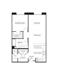 1 bed, 1 bath, 870 sqft, $2,580