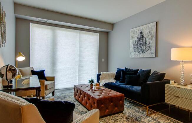 Living Room at Barrington 101, Barrington, 60010