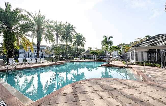 Resort-Style Pool at Brandywine Affordable Apartments in Tampa FL