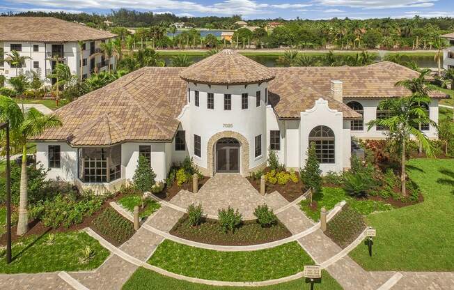 Arial view at Palm Ranch Apartments in Davie, FL