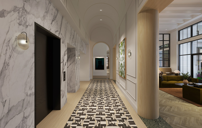 At Modera Nations, Parisian elegance meets Nashville flair in thoughtfully designed, French-inspired community spaces.