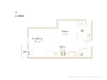 1 bed, 1 bath, 605 sqft, $3,302